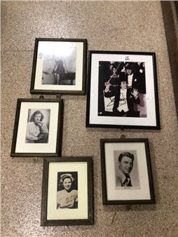 FRAMED AND GLAZED SIGNED PHOTOGRAPHS - Dudley Moore