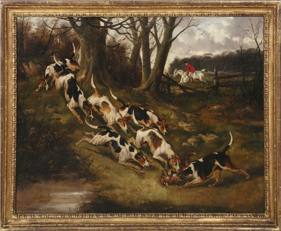 The Kill by Alfred Wheeler, dated 1885