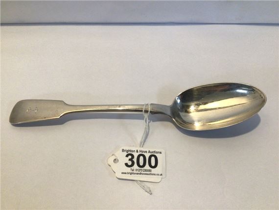 VICTORIAN IRISH HALLMARKED SILVER TABLESPOON JOHN SMYTH & SONS 1875 by John Smyth, 1875