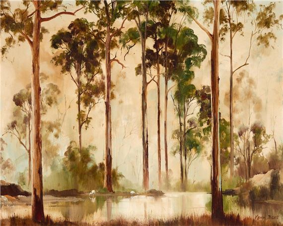 River Gums by Kevin John Best
