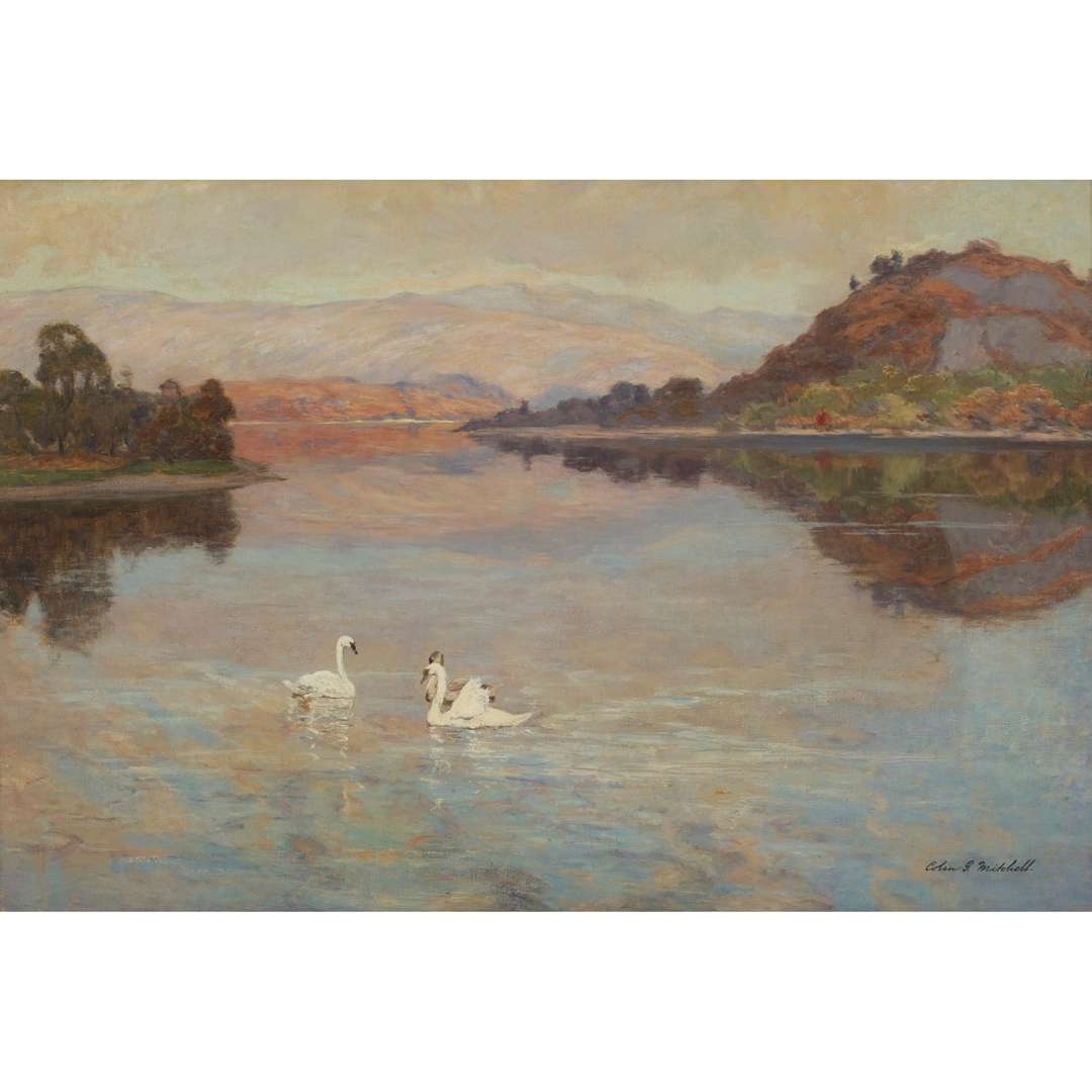 Artwork by Colin Gillespie Mitchell, COLIN GILLESPIE MITCHELL R.W.S. (SCOTTISH 1870-1938, Made of oil on canvas
