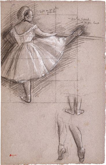 Edgar Degas | Danseuse à la barre (1875 - 1876) | MutualArt