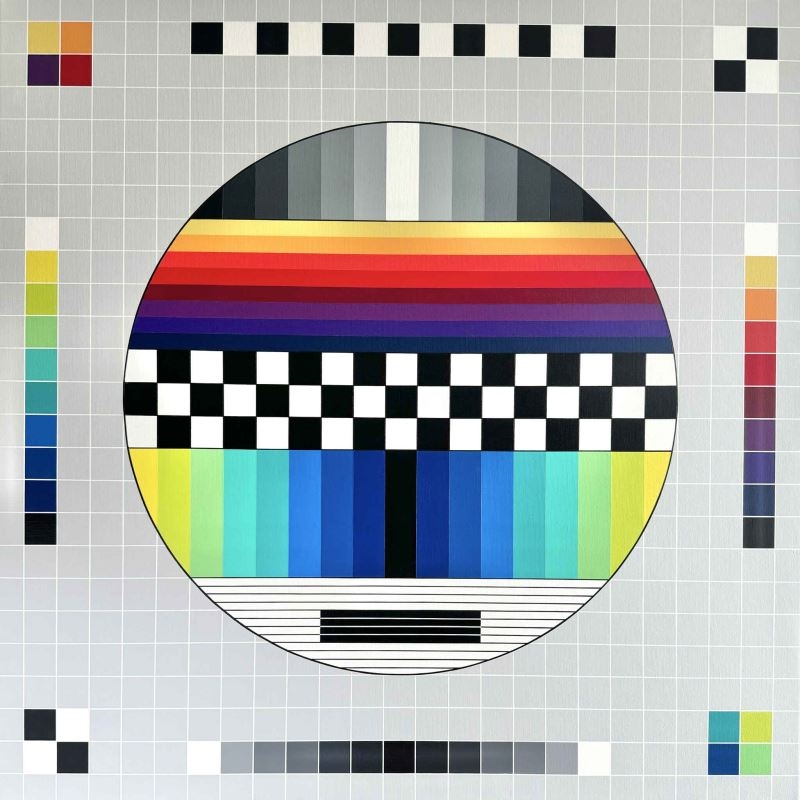 Artwork by Izabela Kozłowska, Control image, Made of Acrylic, Canvas