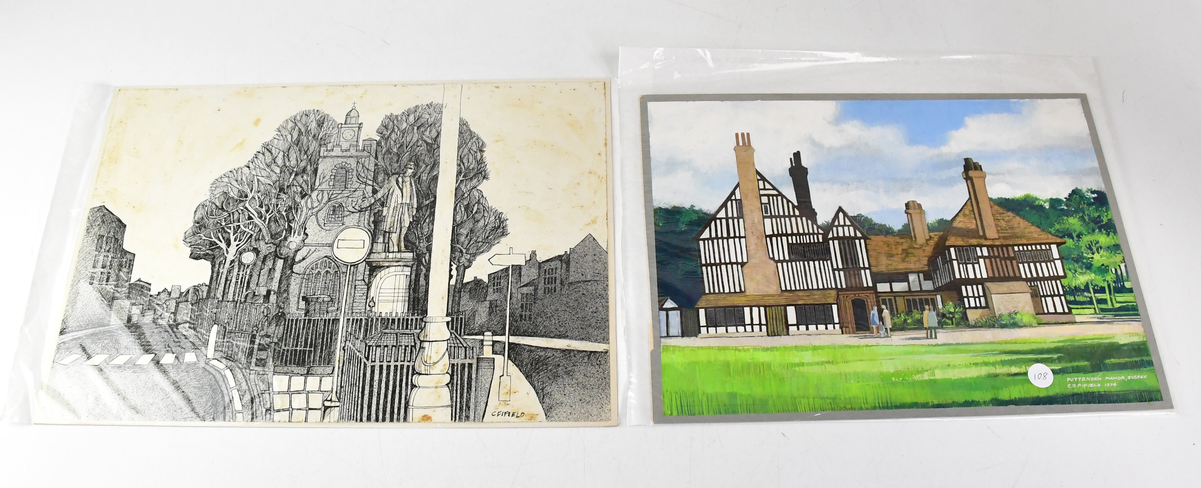 Colin Fifield | COLIN FIFIELD (1940-2022); nineteen various artworks on ...