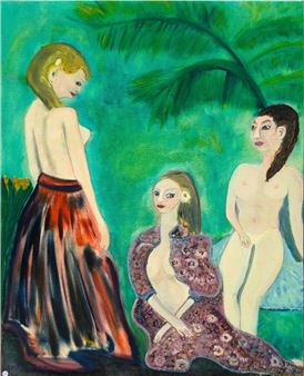 Les trois amies - Yves Auguste