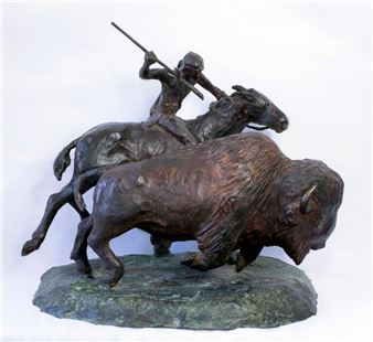 WILLIAM EPP and LLOYD PINAY - Buffalo Hunt - William Epp