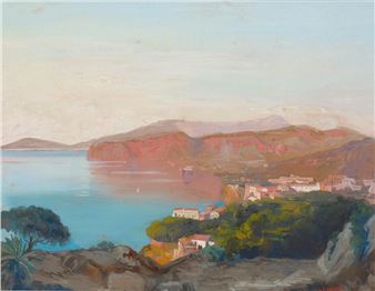 Mediterranean Coastal Town - F. Onofri