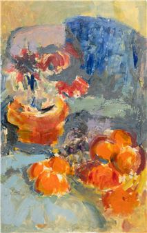 DOROTHY KNOWLES - Tulips and Oranges - Dorothy Knowles