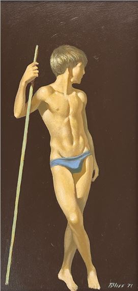 BLUE BATHING SUIT by Robert R. Bliss, 1971