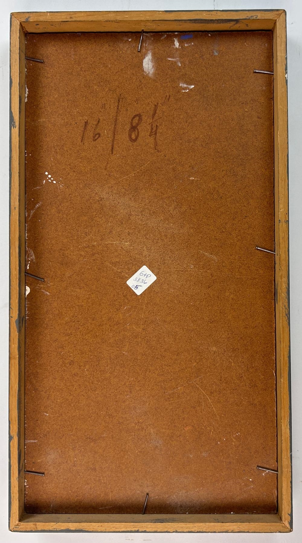 Artwork by Robert R. Bliss, BLUE BATHING SUIT, Made of OIL ON PANEL