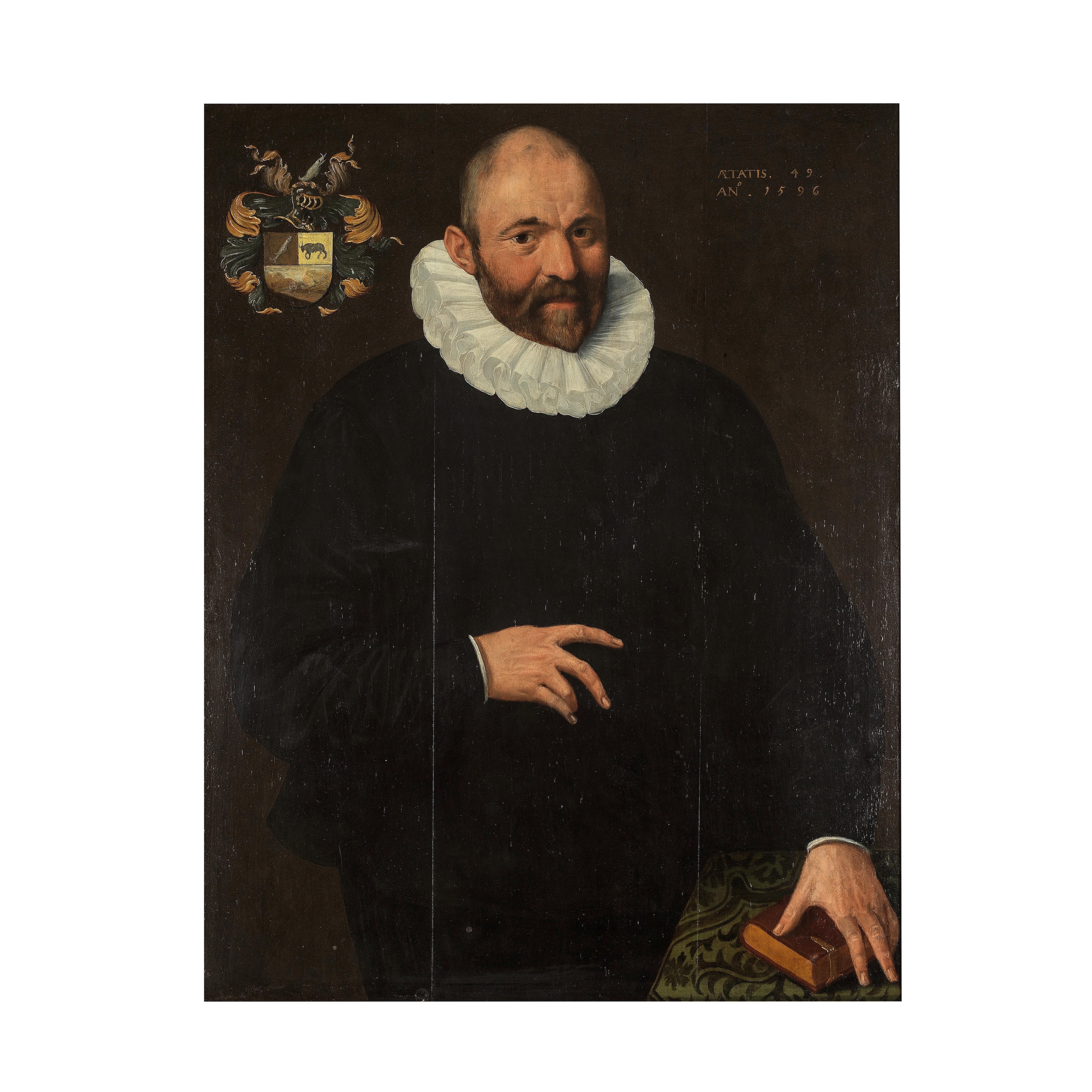 Isaac Claesz. Swanenburgh | Portrait de Monsieur Verbeeck (1596 ...