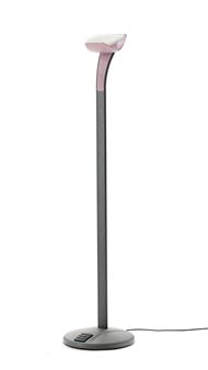 Lampadaire GPF, design Pininfarina pour la maison Gewiss, en aluminium extrudé et acier de couleur gris titane - Pininfarina