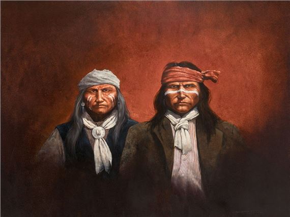 Two Indians, 1990 by Andersen Kee