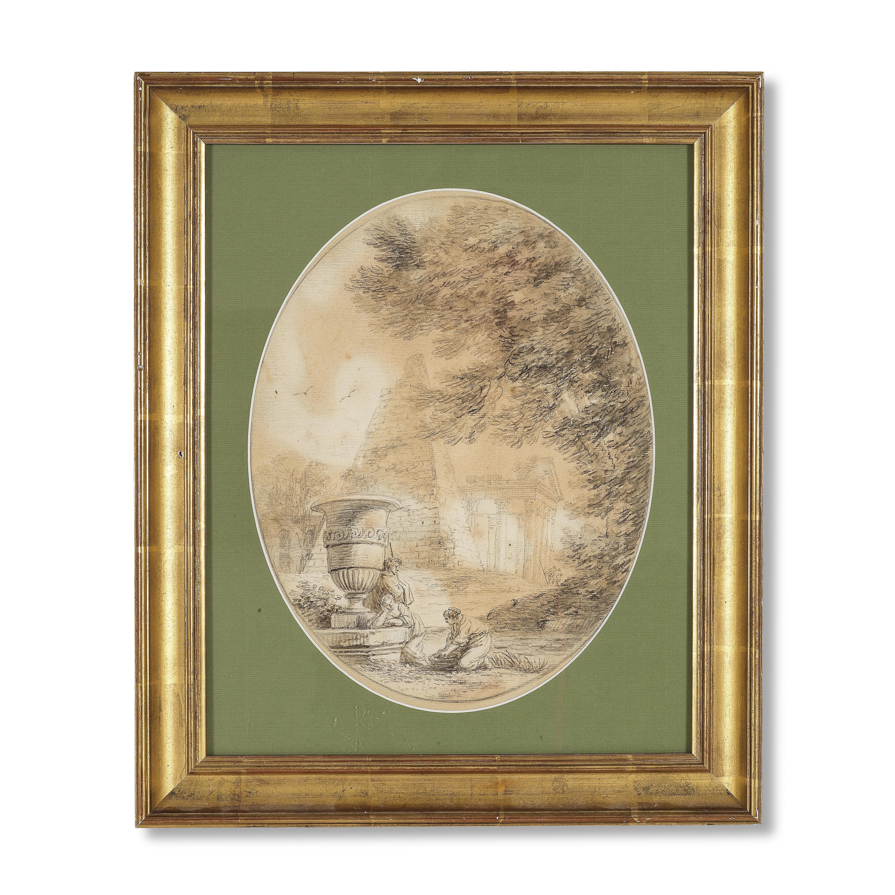 Hubert Robert | Caprice animé de figures | MutualArt