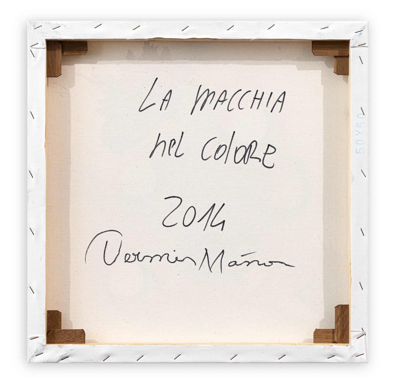 Artwork by Manon Dermis, La macchia nel colore, Made of mixed media on canvas