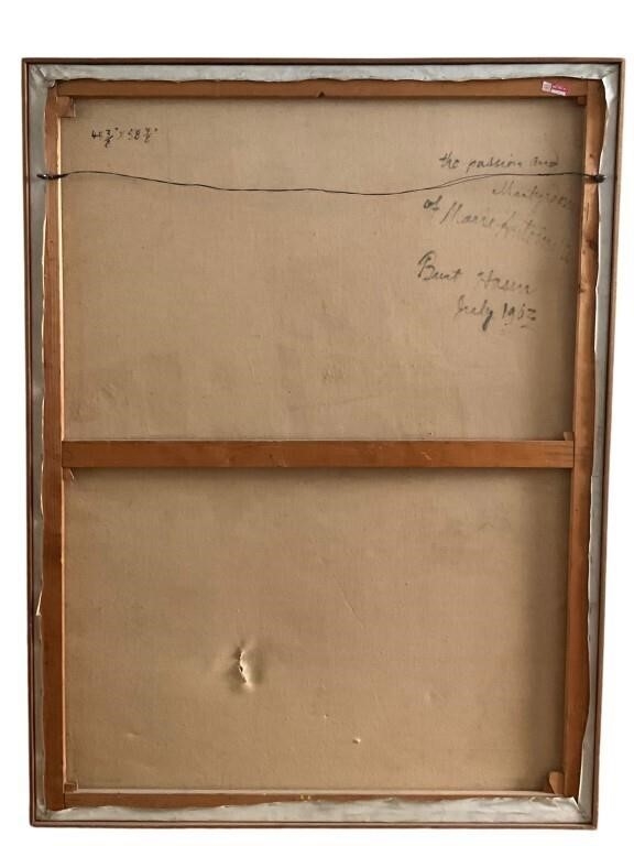 Artwork by Burt Hasen, Very Large Bert Hasen Oil On Canvas Collage, Made of Oil On Canvas Collage