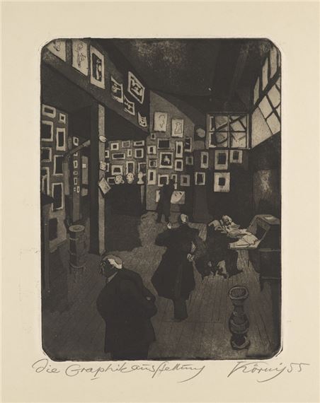 Sammlung von 11 signierten Original Aquatinta-Radierungen by Hans Körnig, 1950er-1980er