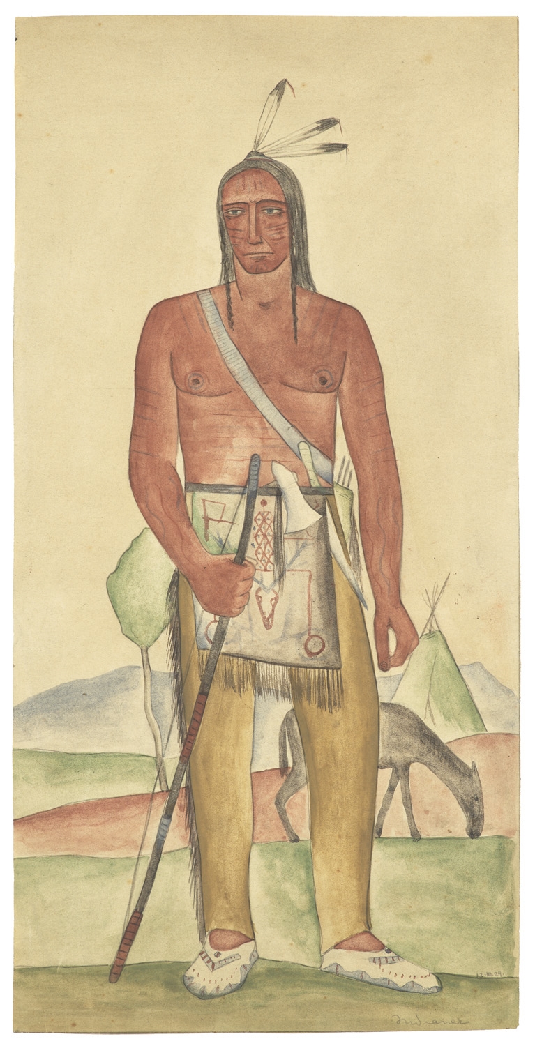 Max Radler | Indianer (1929) | MutualArt