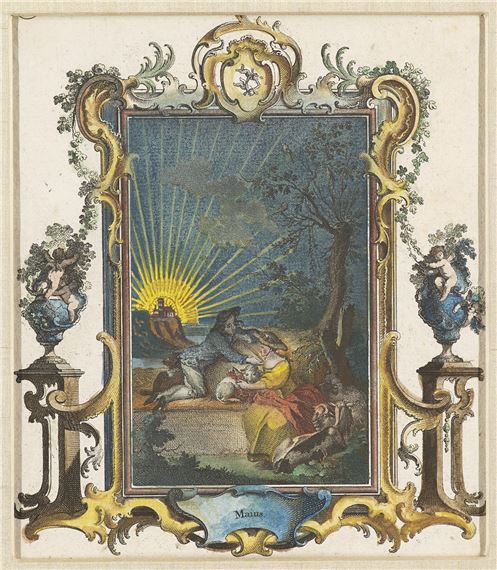 Die 12 Monate mit den Beschäftigungen und Vergnügungen der Monate by Johann Esaias Nilson, circa 1766