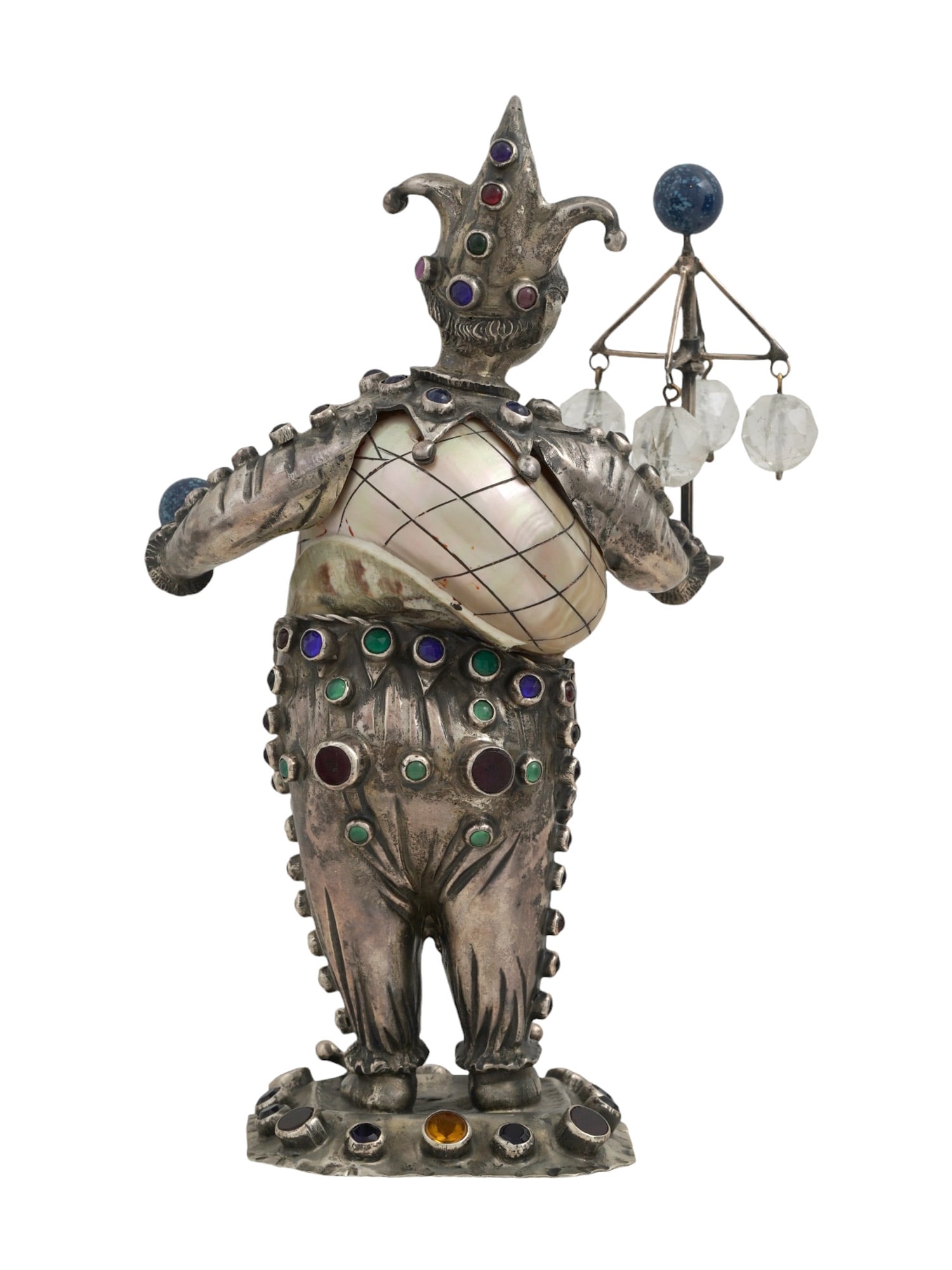 Continental School, 19th Century | A figure of a court jester made ...