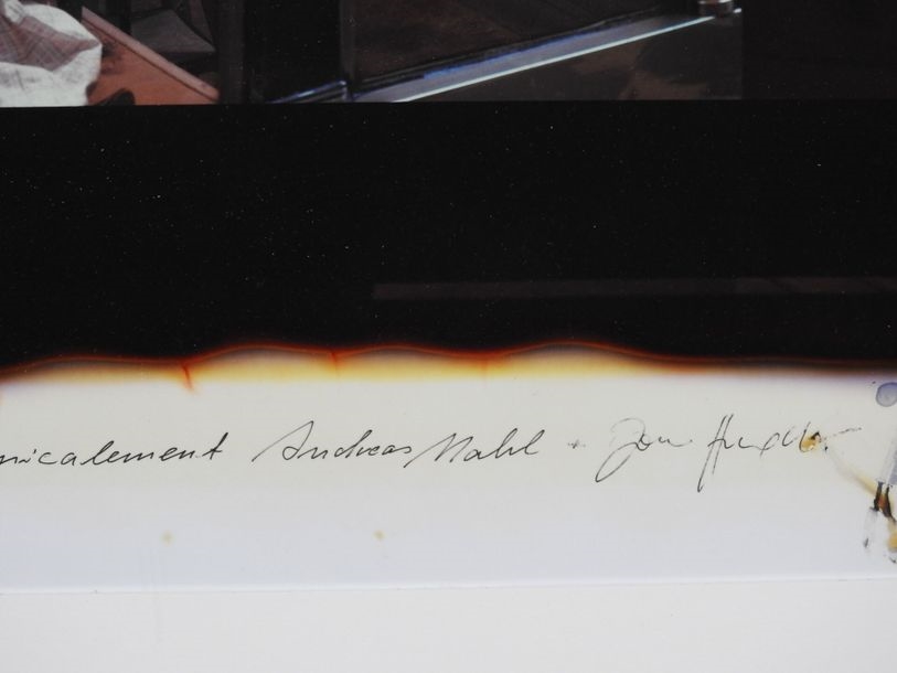 Artwork by Andreas Mahl, : View of Robert Capia's store (doll expert), Made of Polaroid print