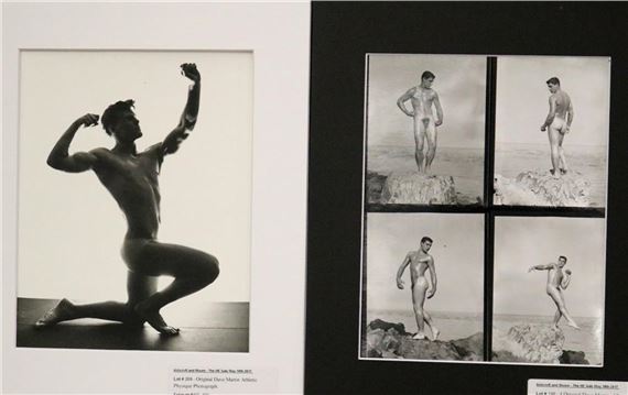 Dave Martin | Two Works: Athletic Physique Photograph and 4 original ...