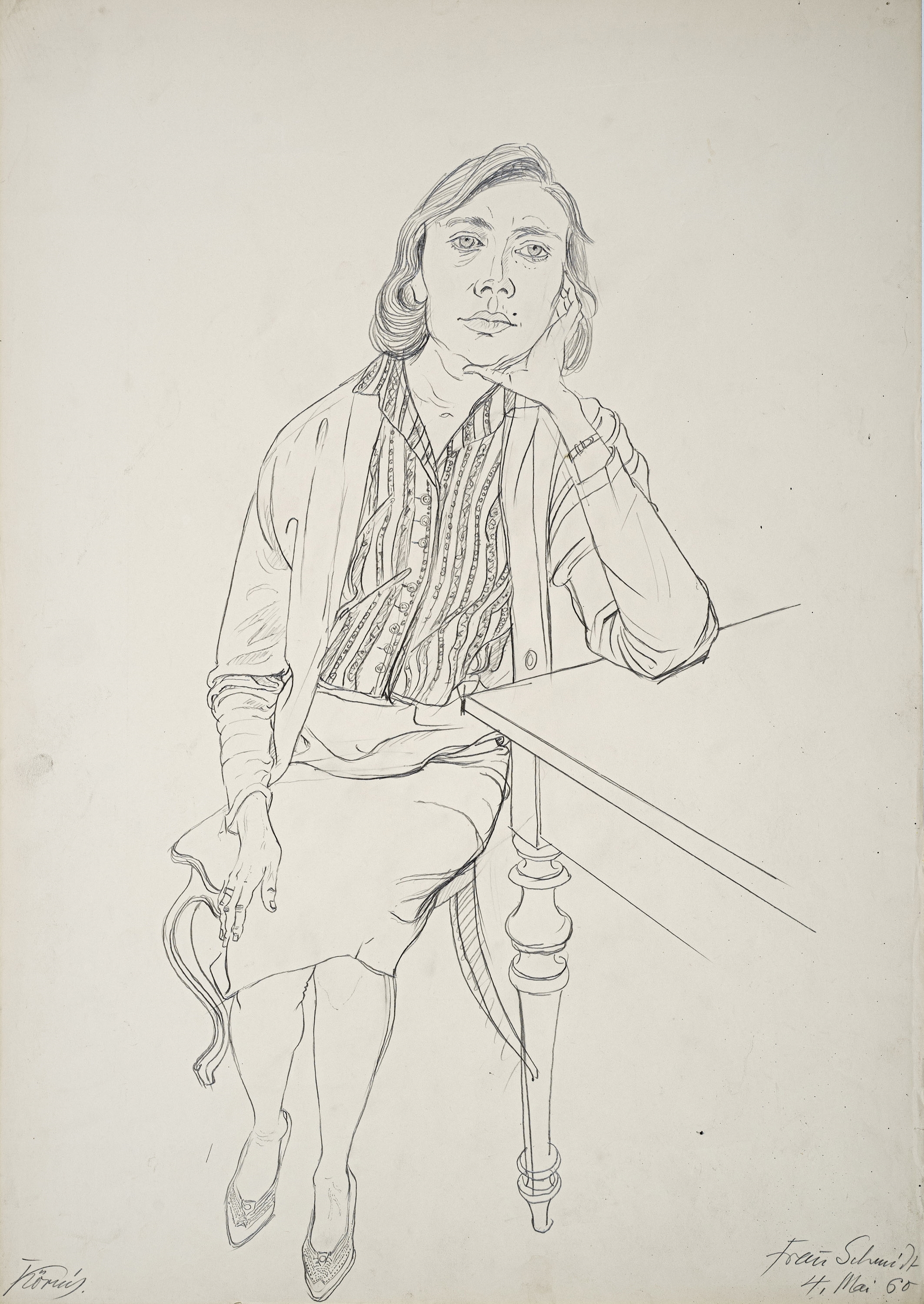 Artwork by Hans Körnig, Frau Schmidt, Made of Litho