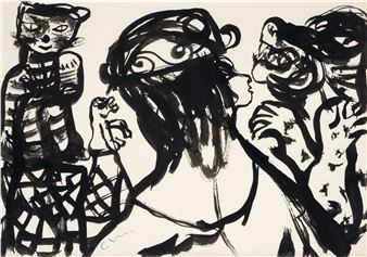 Drei Damen / Raubtier-Dressur - Carl Marx