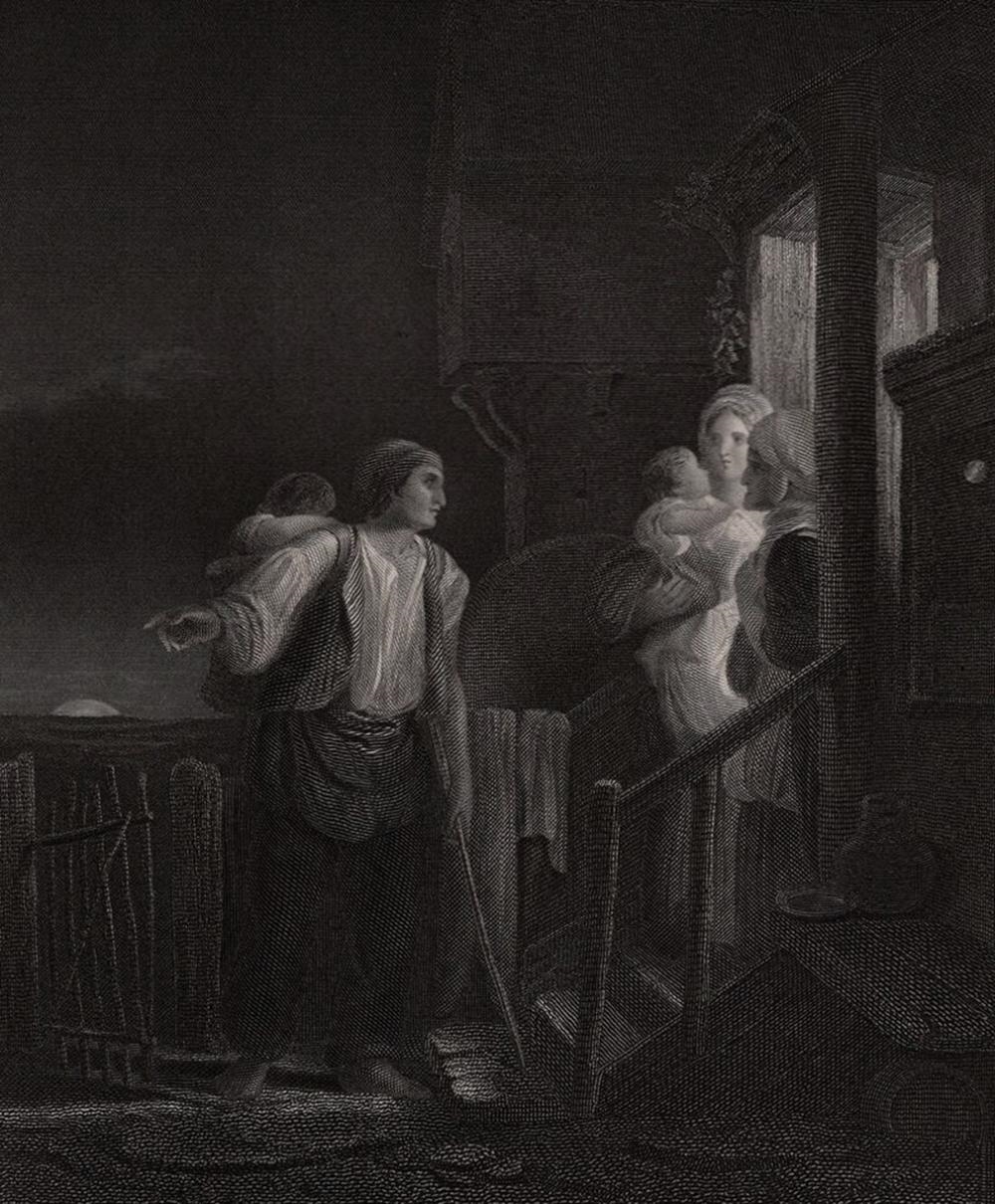 Augustus Wall Callcott | 1800s Augustus Wall Callcott Engraving ...