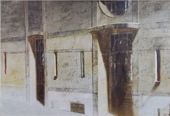 Edvard Jashin (b.1960) "Street Scene" Oil On Board - Edvard Jashin