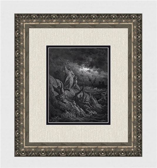 Gustave Doré | SIGNED 1800s GUSTAVE DORE Biblical Wood Engraving St ...