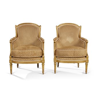 A Pair of Louis XVI Bergères - George Jacob