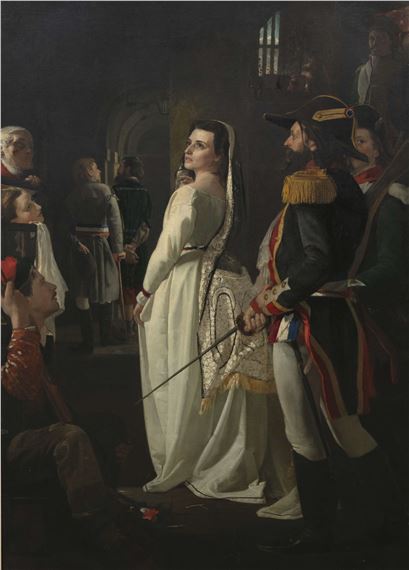 Marie Antoinette being led to Execution - Claude Calthrop