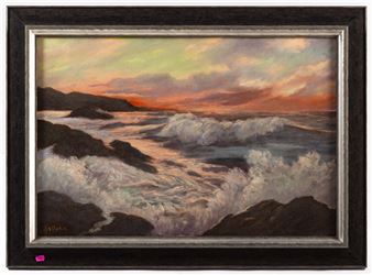 Waves at Dusk - Bertha Hatton Duke