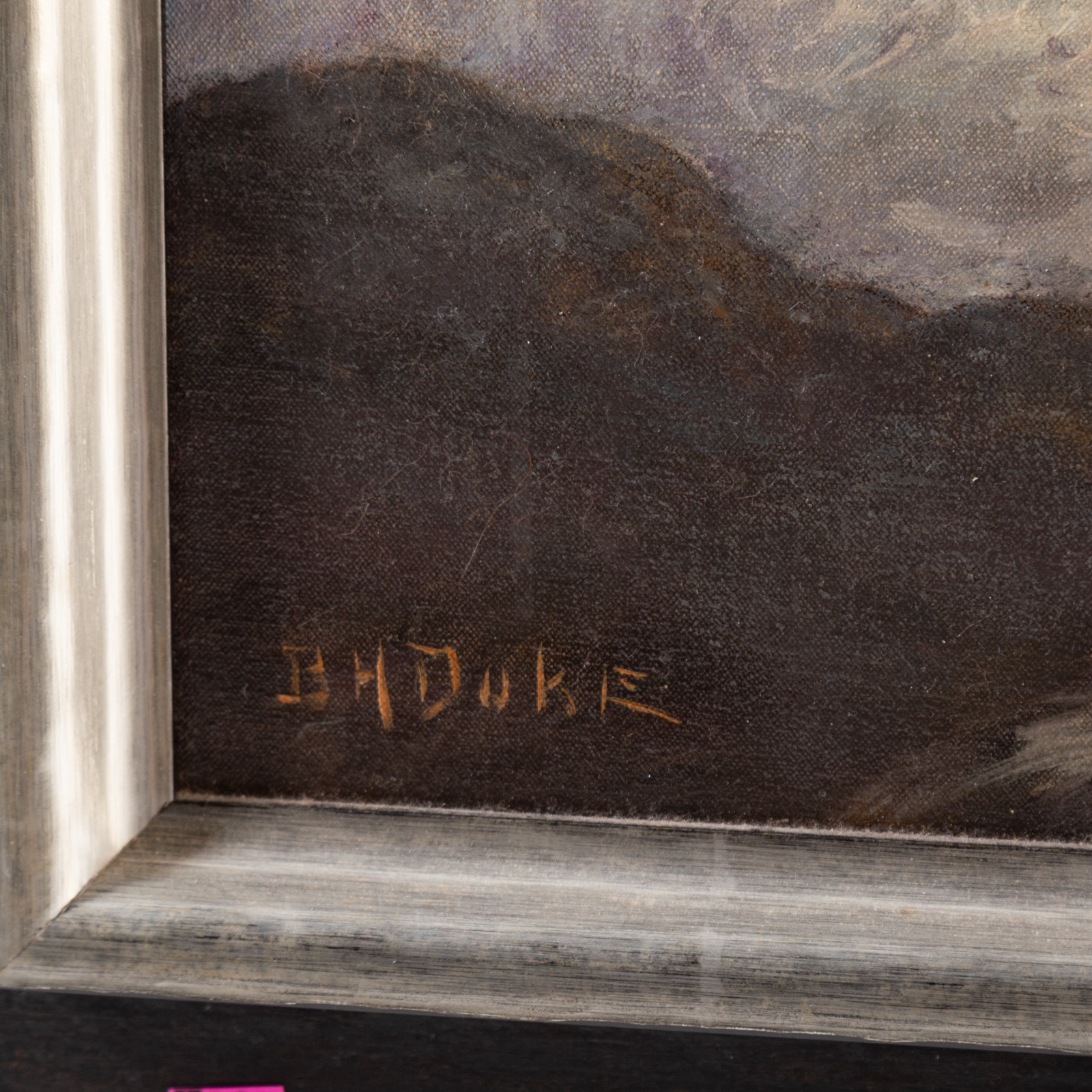 Artwork by Bertha Hatton Duke, Waves at Dusk, Made of oil, Oil on canvas