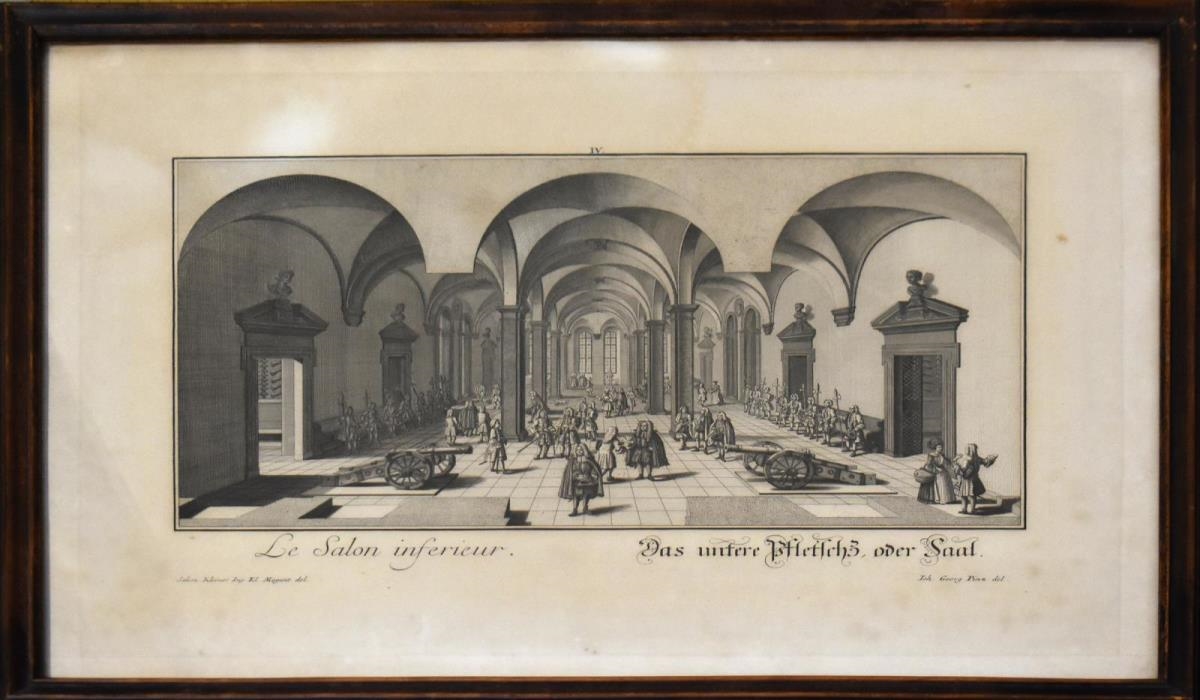Johann Georg Pintz | Sechs Innenraumansichten | MutualArt