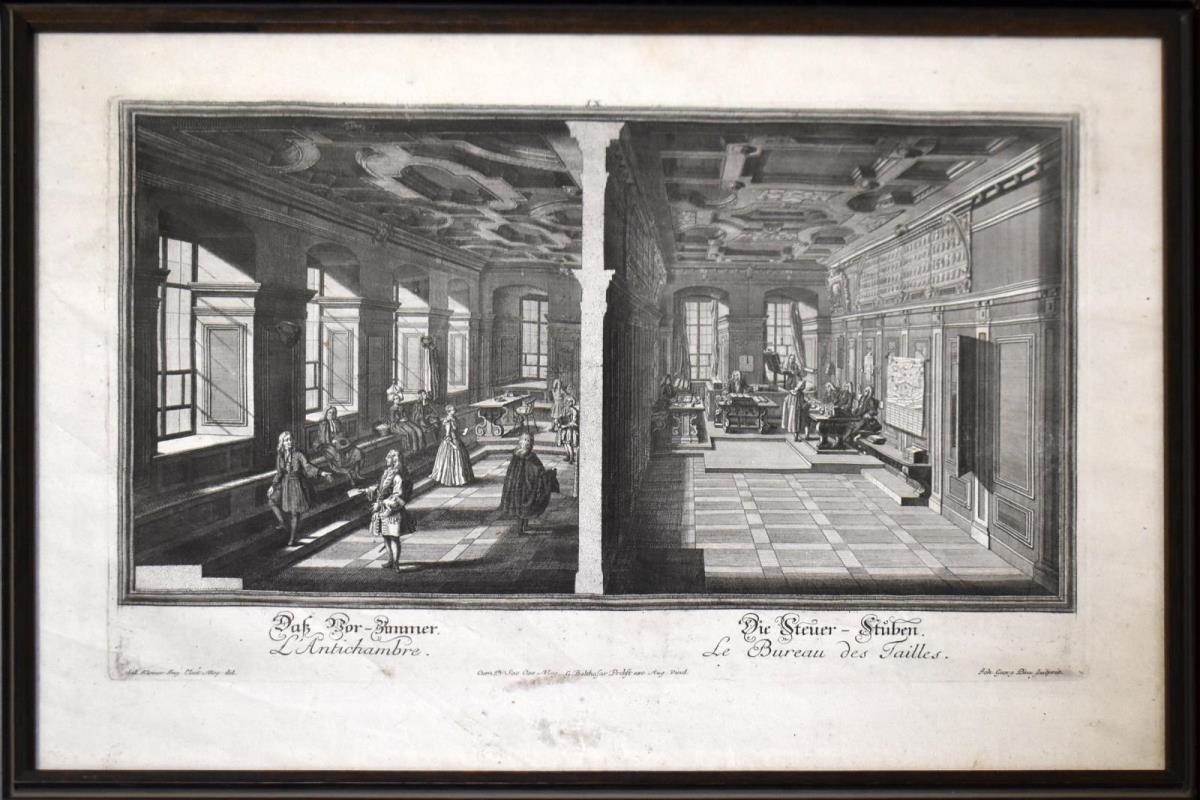 Johann Georg Pintz | Sechs Innenraumansichten | MutualArt