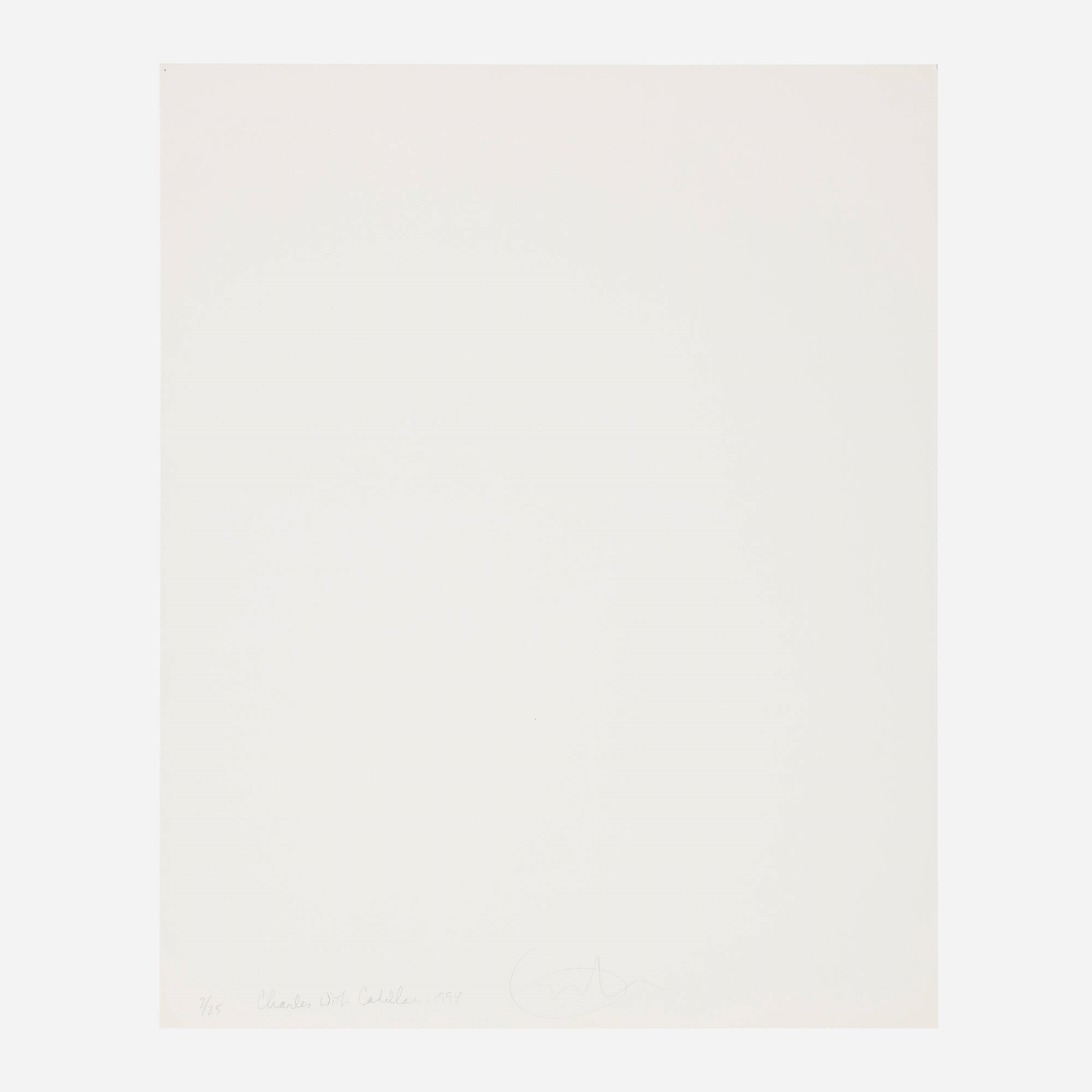 Howard Roffman | Charles with Cadillac (1994) | MutualArt