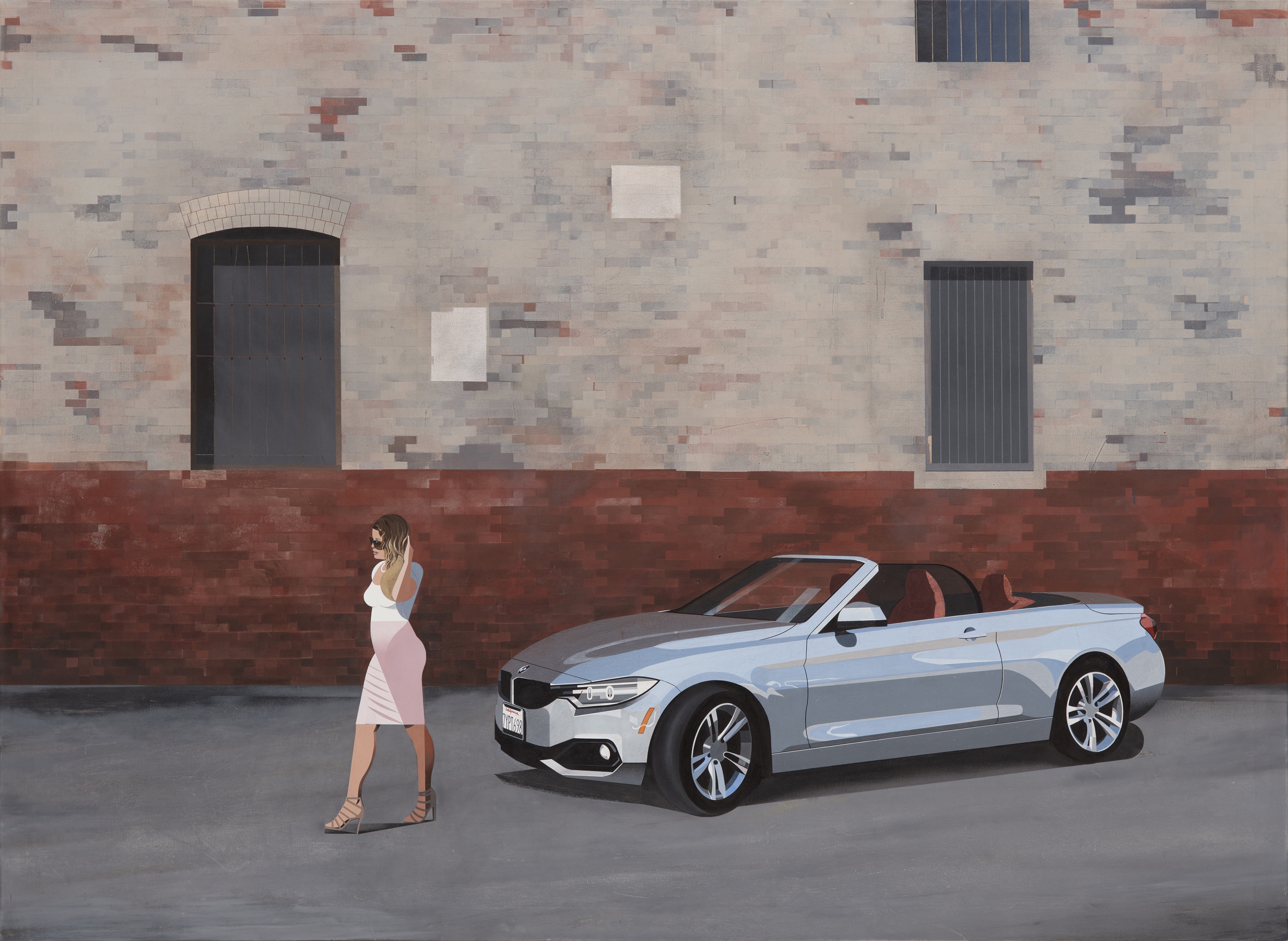 Artwork by Robert Seidel, Untitled, Made of egg tempera on canvas