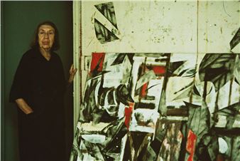 Portrait of the artist Lee Krasner (1908-1984 - Lenore Seroka