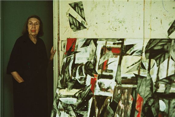 Portrait of the artist Lee Krasner (1908-1984 - Lenore Seroka