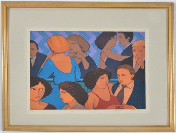 Andrew Stevovich「THE DANCE」1989年 アクアチント Andrew Stevovich | The Dance (1989) | MutualArt