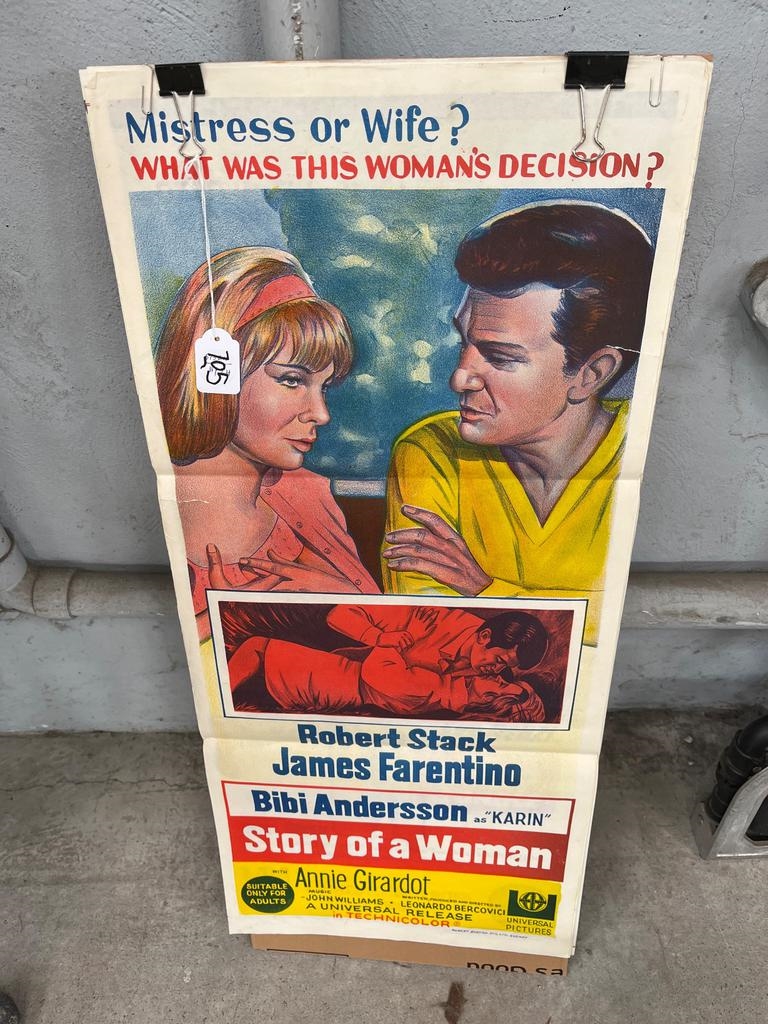 Robert Stack | 5 COLLECTABLE VINTAGE CINEMA MOVIE POSTERS INCL STORY OF ...