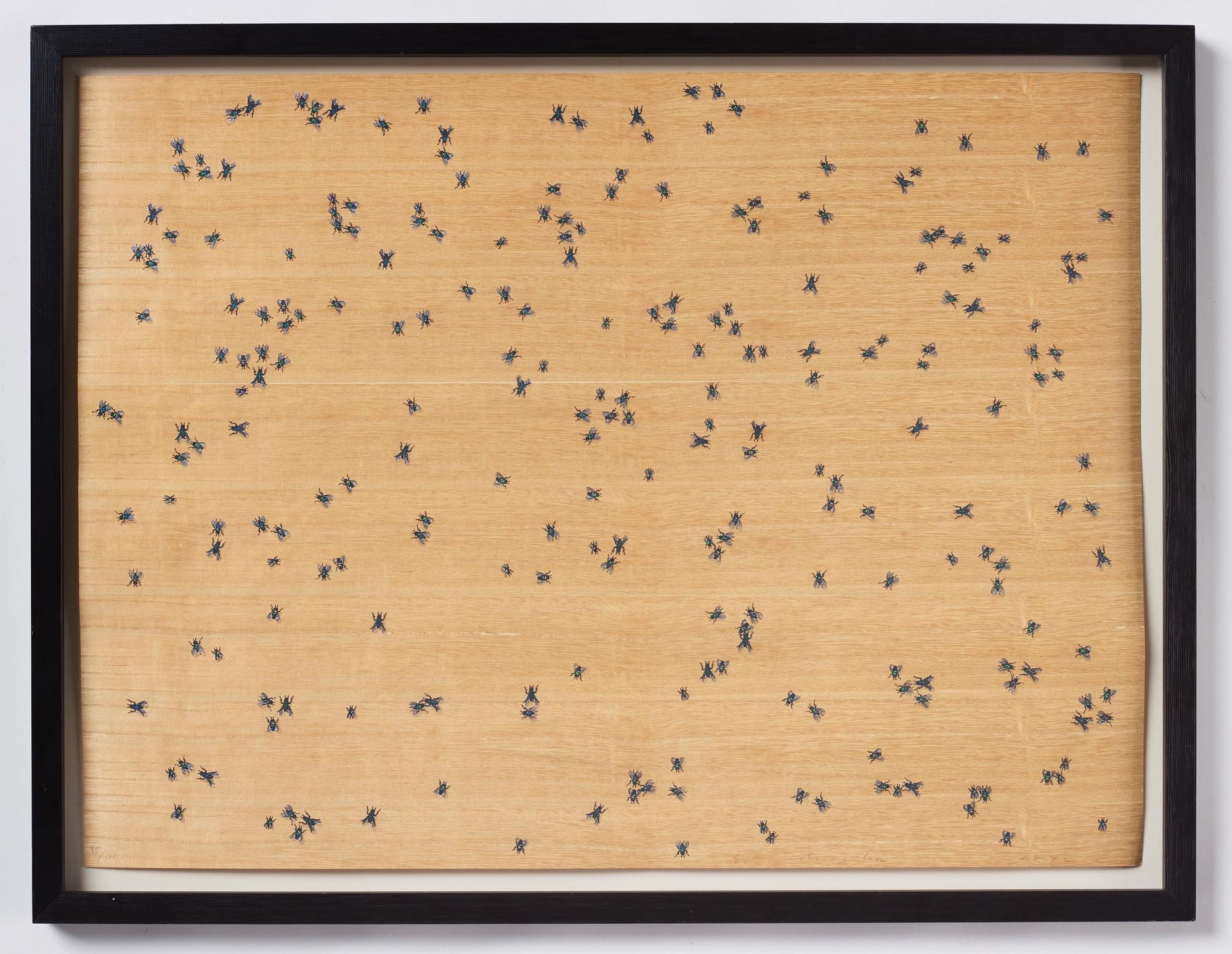 Ed Ruscha | Flies (from Insects Portfolio (1972) | MutualArt