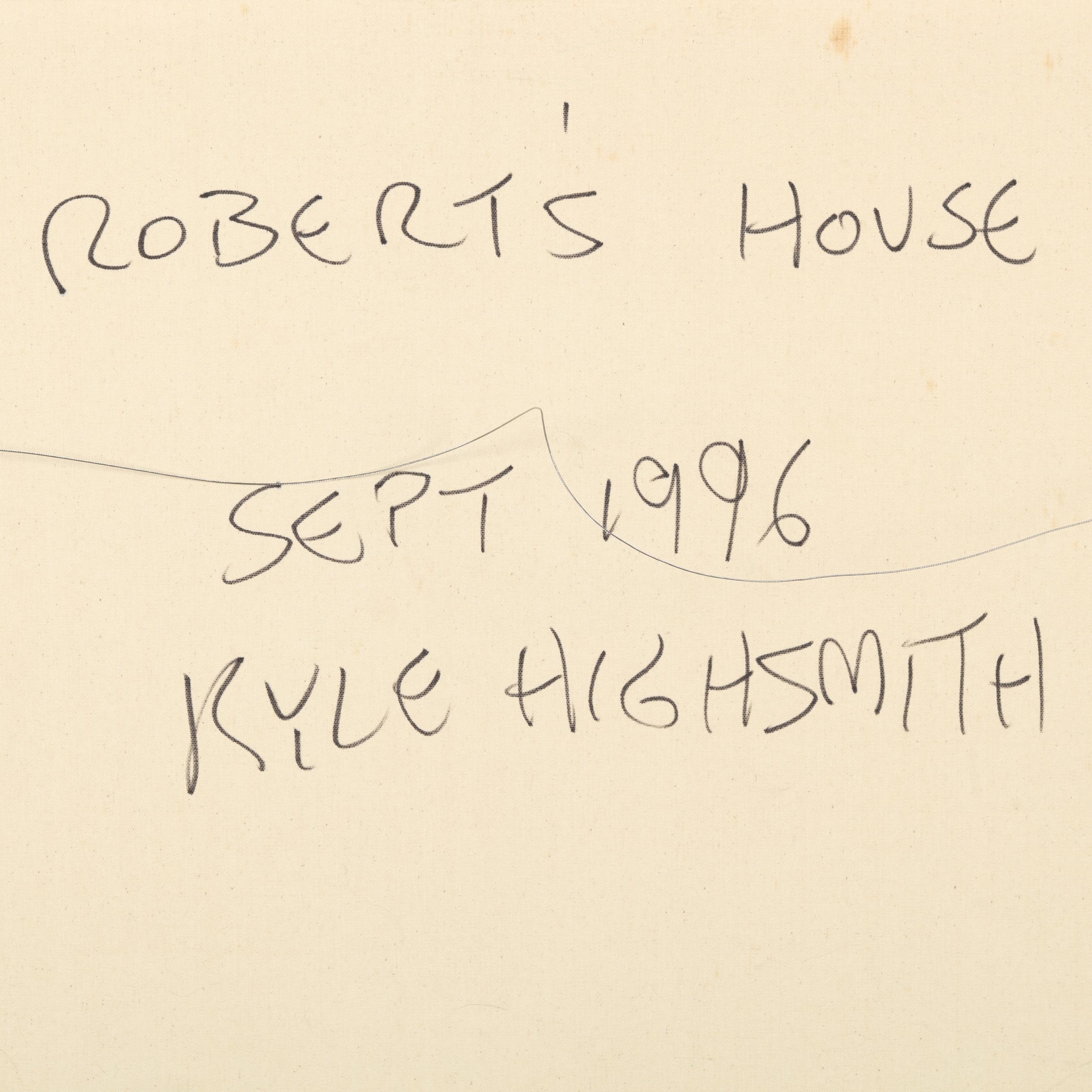 Kyle Highsmith | Robert's House (1996) | MutualArt