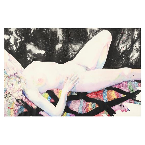 Charlotte Dreams with San Francisco Night Sky - Kathleen Jardine