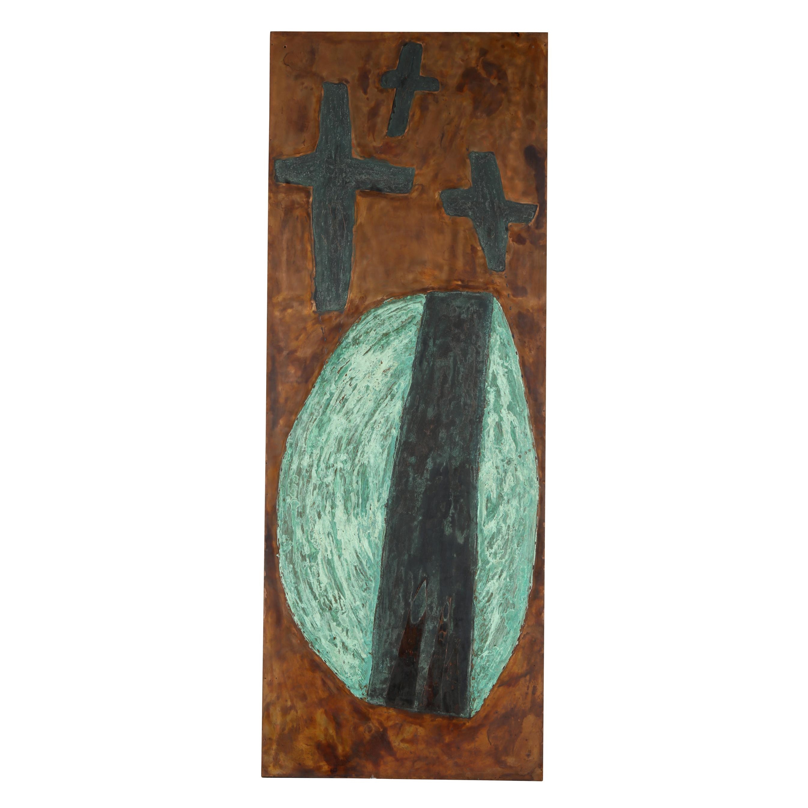 Artwork by Jeff Goll, Untitled, Made of Patina on copper panel