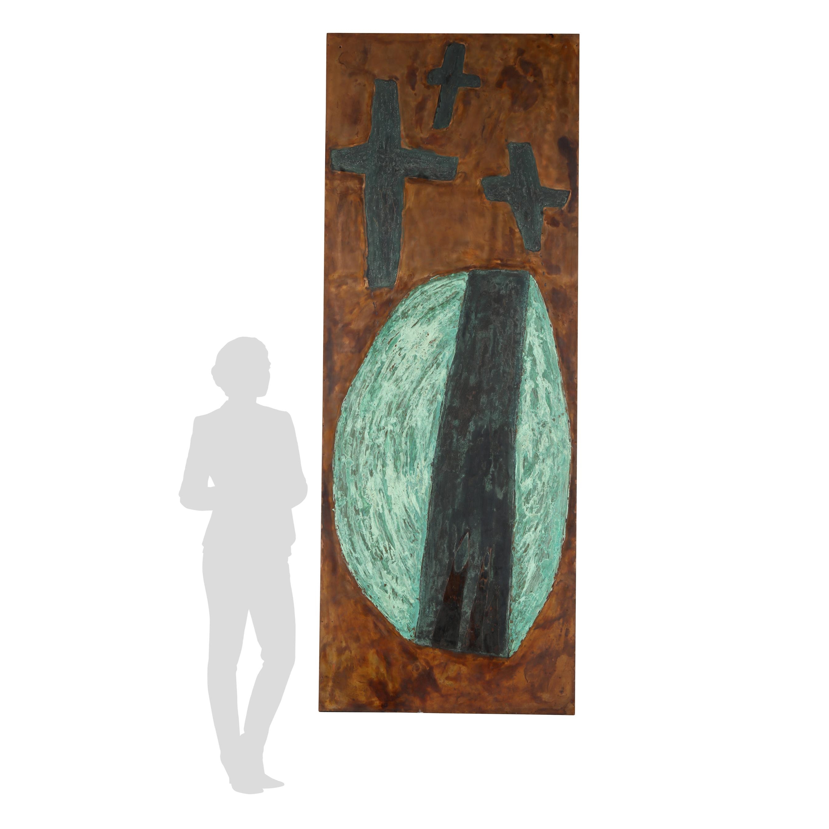 Artwork by Jeff Goll, Untitled, Made of Patina on copper panel