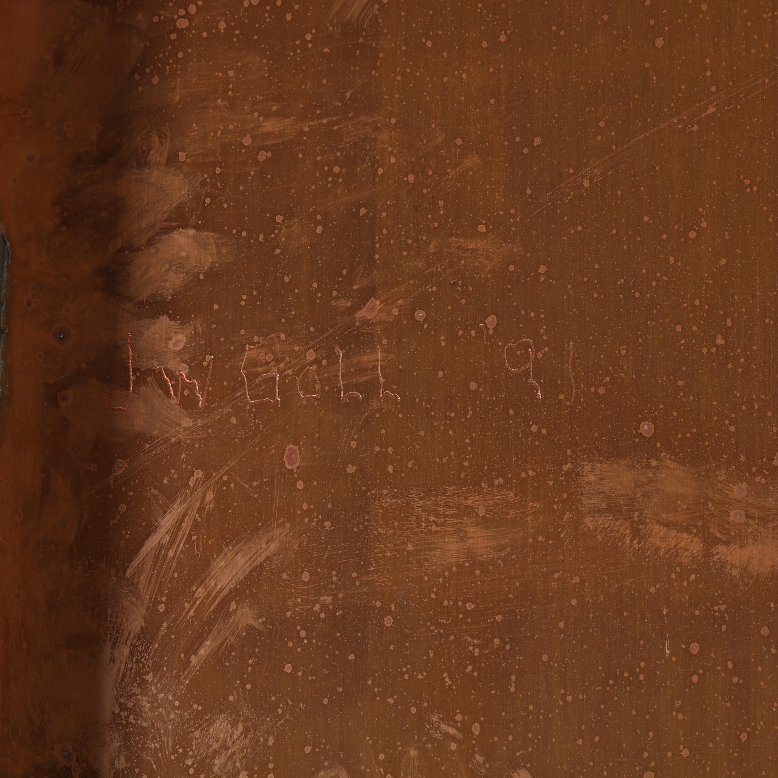 Artwork by Jeff Goll, Untitled, Made of Patina on copper panel