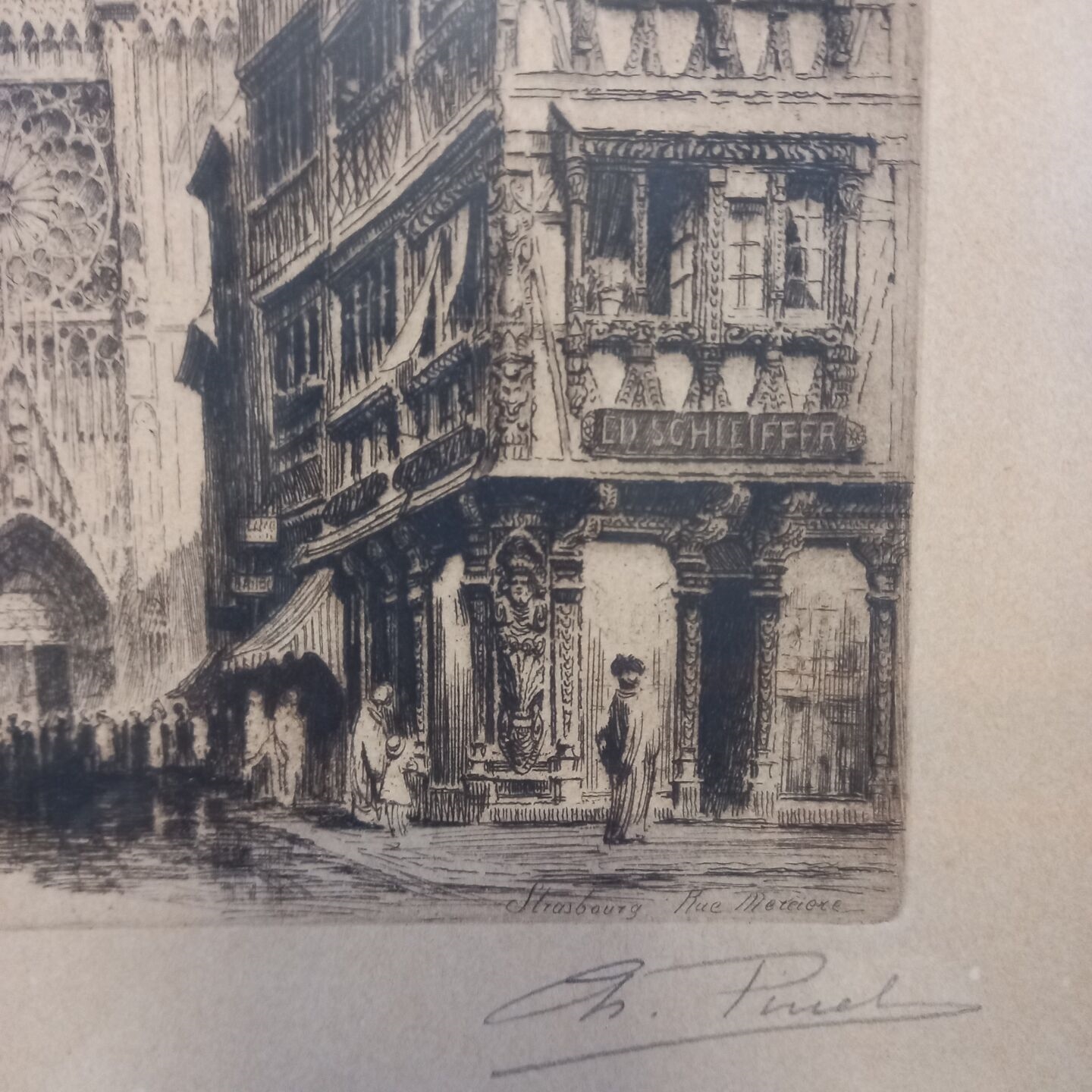 Charles Pinet | Charles PINET (1867-1932, Strasbourg, rue Mercière ...